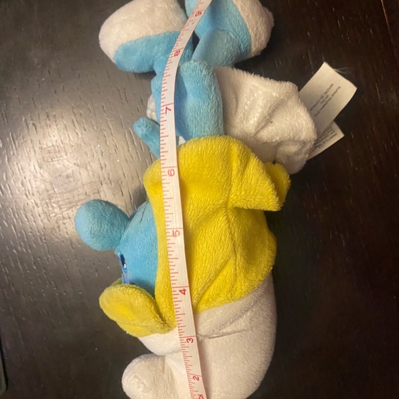 Vintage Plush toy PaPa Smurf & Smurfette - Picture 5 of 5